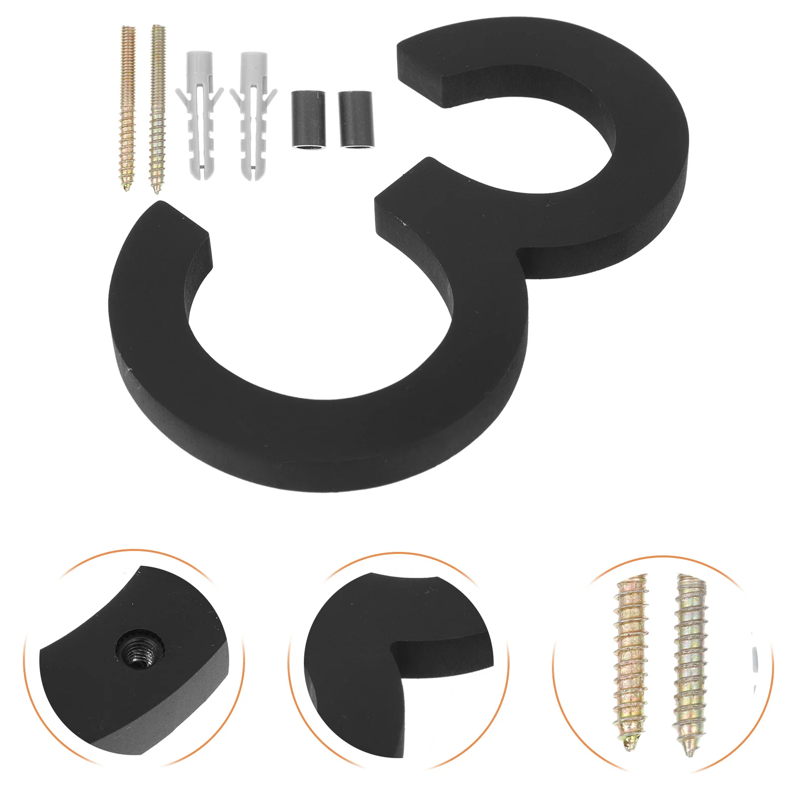 

Door Number Mailbox Number Street Address Label Metal Acrylic Decorative Durable Visible Home Hotel Apartment Use