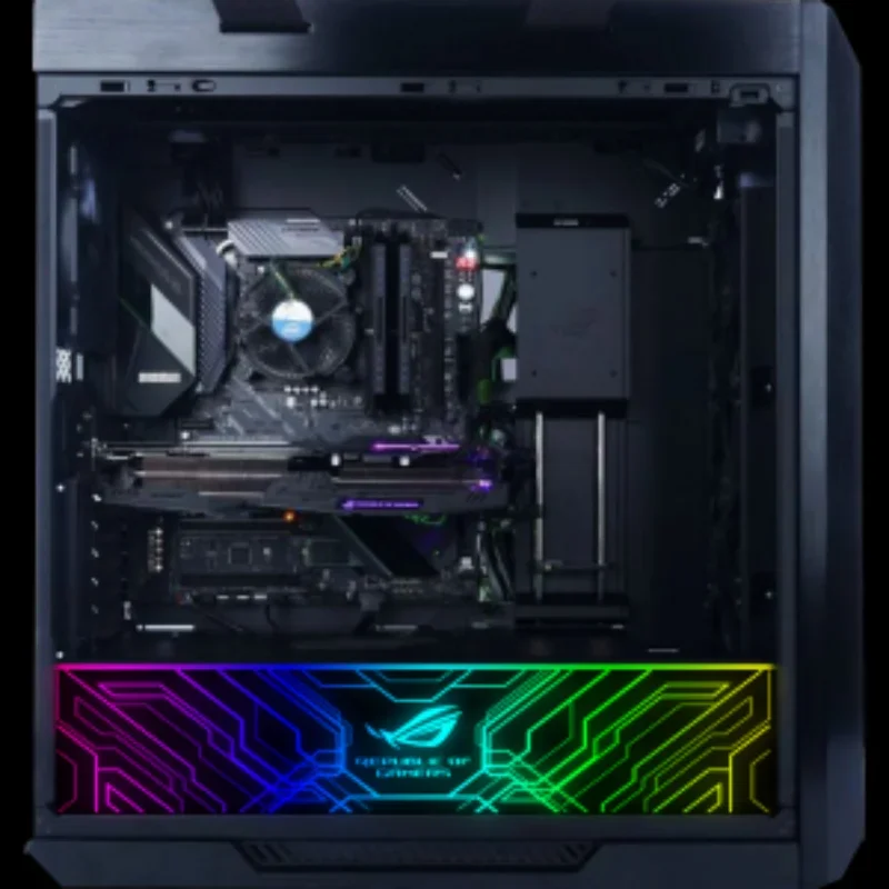 ROG GX601 Case RGB Lighting Panel Customizable Strix Helios PSU GPU Bracket ARGB Light Board MOD PC Gamer Plate AURA SYNC