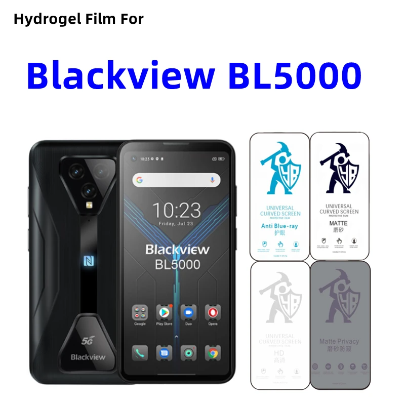 Película de hidrogel mate para Blackview BL5000, Protector de pantalla HD para Blackview BL5000, cuidado de los ojos, película protectora mate para privacidad, 2 piezas