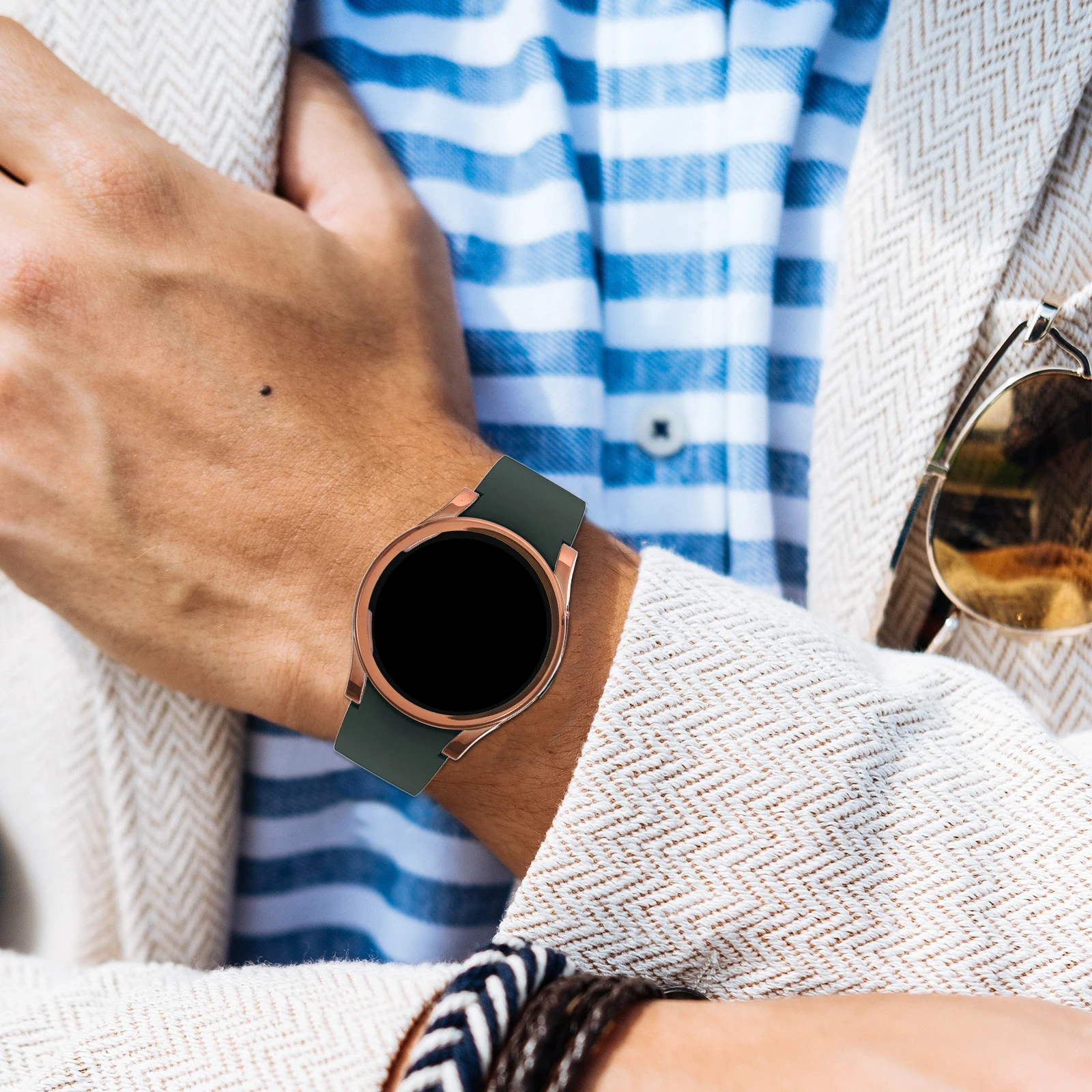 protezione dell'orologio, copertura glitterata per orologio, custodia per orologio, decorazione per smartwatch, custodia glitterata per orologio, guscio per orologio glitterato