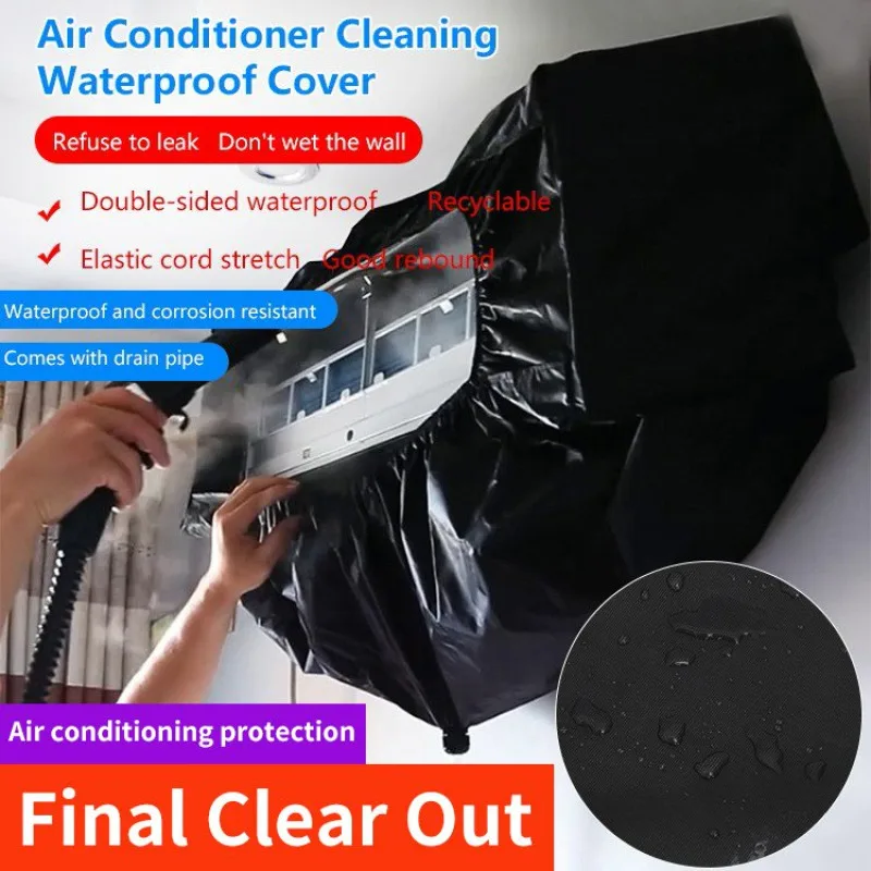 Universal Thickened Air Conditioner Cleaning Bag for Hanging Type 152P, Ideal for Home Use