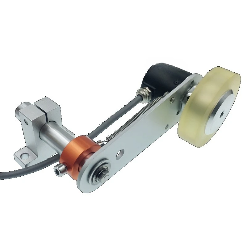 Incremental Rotary Encoder Length Counter, Rotary Counter 200mm Roller Encoder, Counter Wheel and Stand