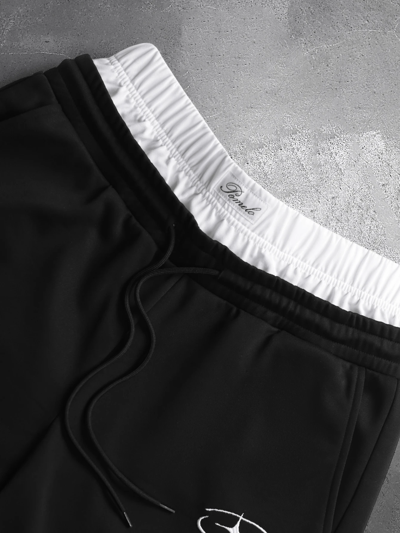 Fitness-Freizeithosen für Damen und Herren und Streetwear-Hosen mit Stickerei, doppeltem Bund, weitem Bein und Kordelzug, Größe S-2XL – Detail 5