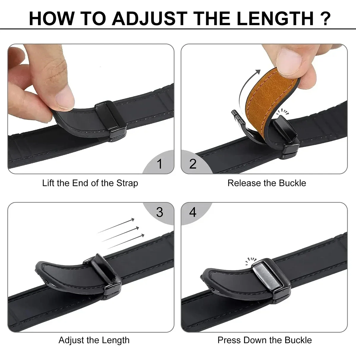 حزام مغناطيسي لساعة سامسونج جالاكسي 7 الترا 47 ملم من جلد البولي يوريثان لساعة جالاكسي 7 الترا ملحقات بديلة