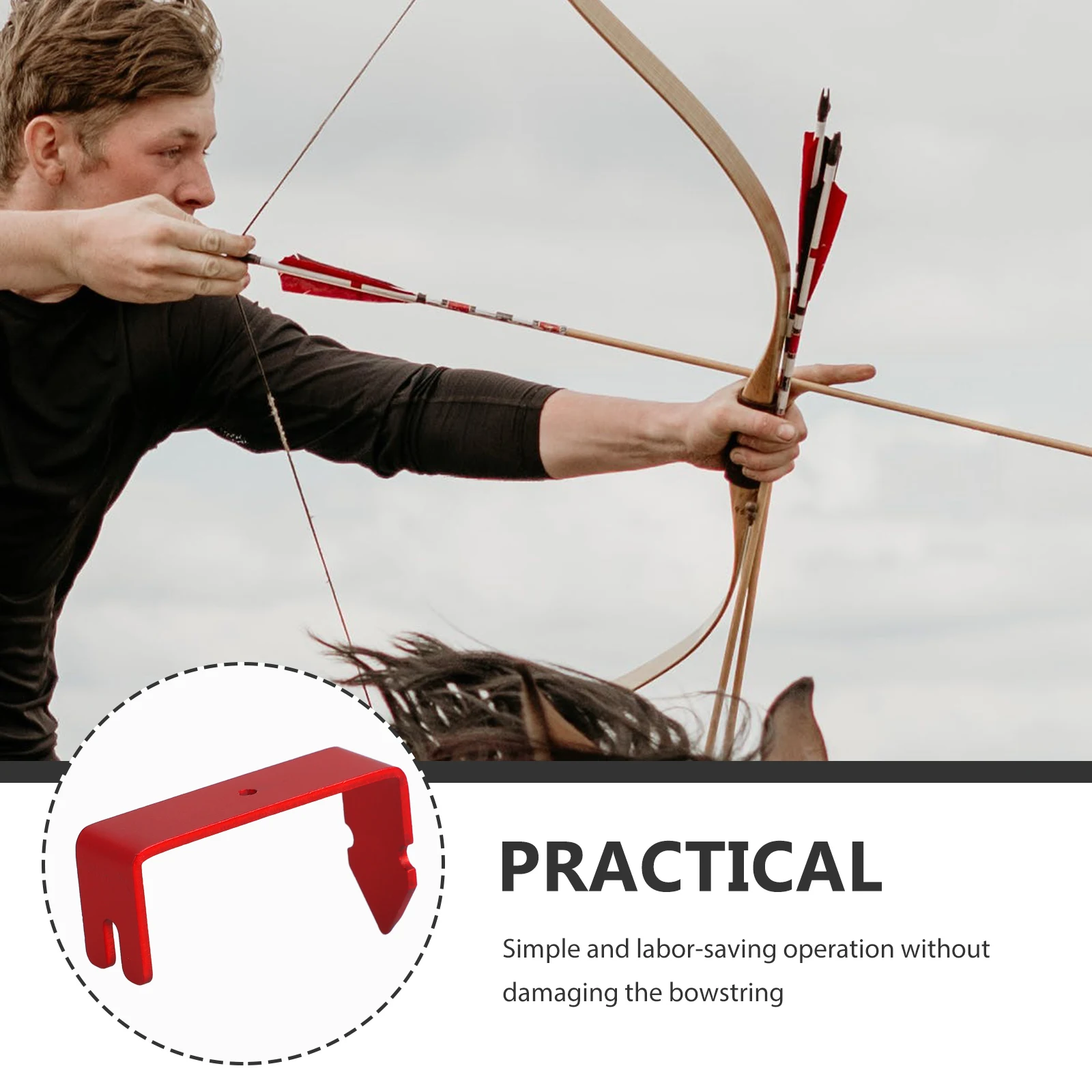

Bow String Separator Firmly Fixed Archery Cable Tool Bow String Splitter Hunting Accessories Present Gift