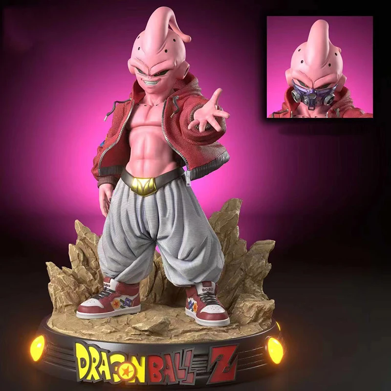 20 centimetri Anime Dragon Ball Action Figure Maschere Majin Buu Figura Dbz Decorazione Super Buu Statua Illuminato Modello PVC Collezione di Giocattoli