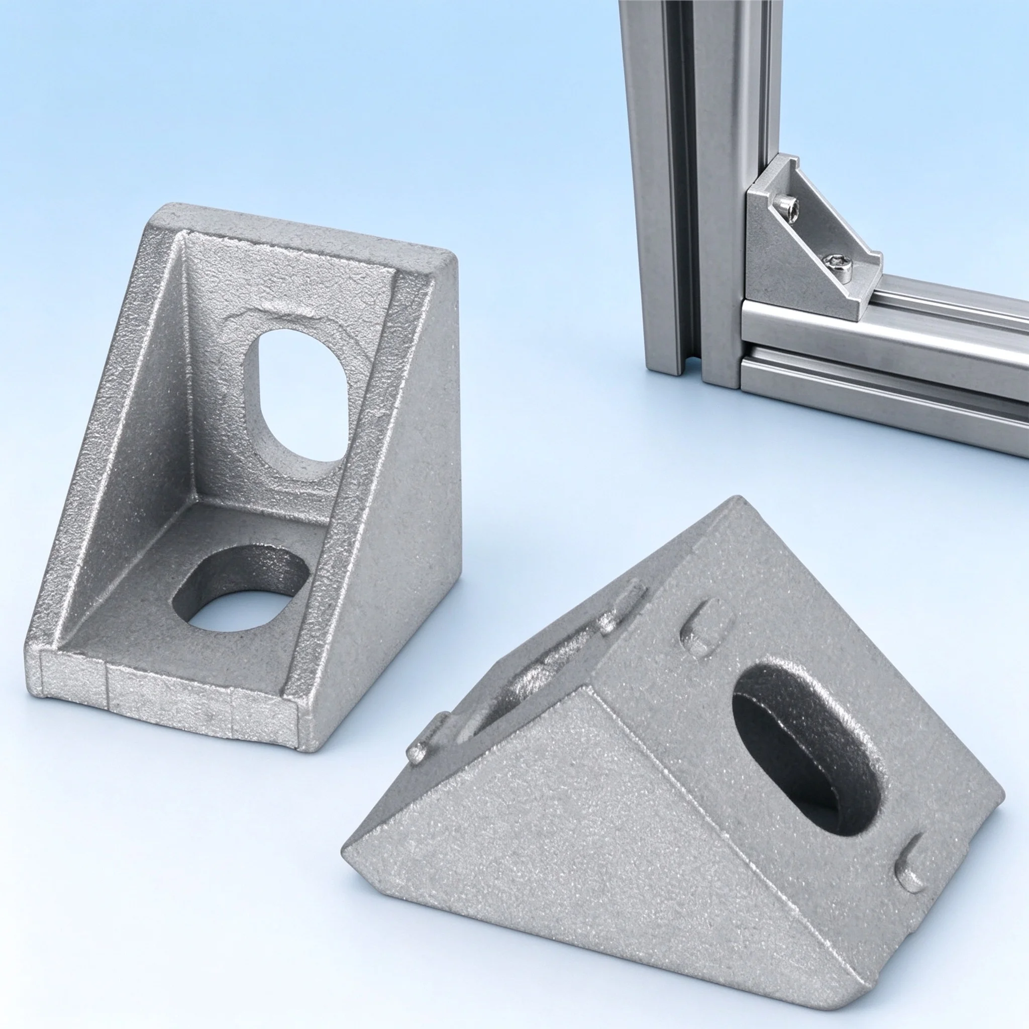 2020 Corner Bracket 40PCS Aluminum Extrusion Corner Bracket Right Angle T Slot Corner Bracket Joint Brace for Series Profile