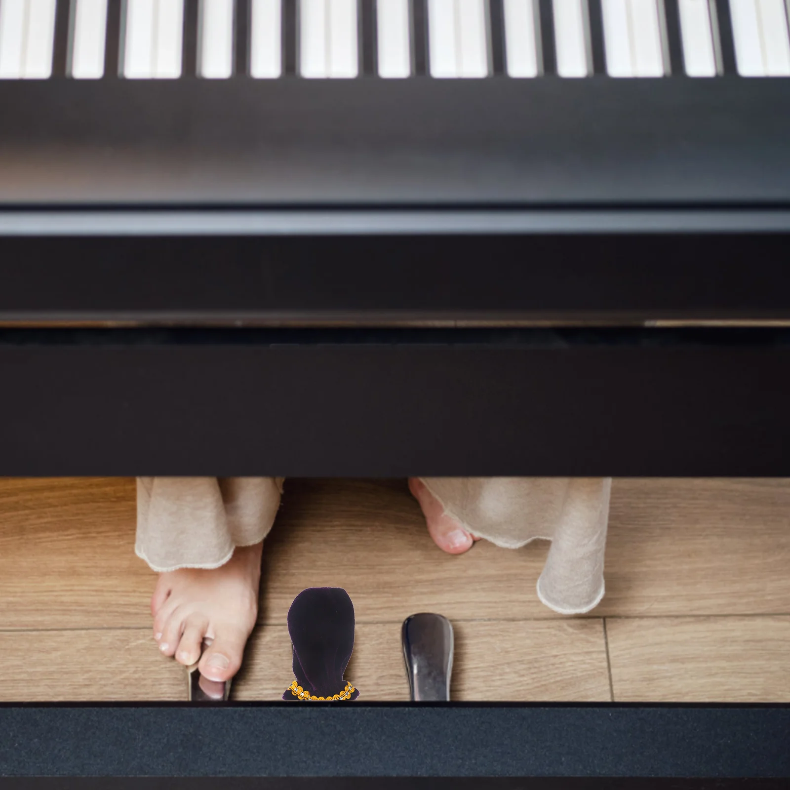 

6Pcs Piano Pedal Covers Soft Durable Protectors Pedal Foot Pad Dust Resistant Piano Accessories Musical Instruments Supplies