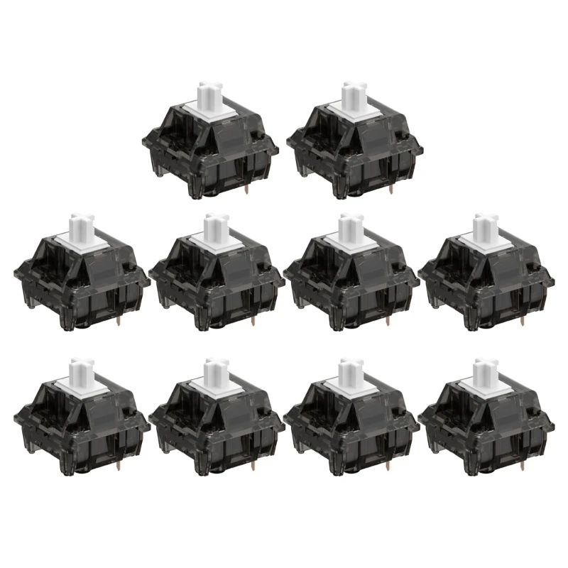 3Pin Linear Switches For Mechanical Keyboard Factory Lubrication 60g Operating Force Panda Keyboards Keys Switches Dropship