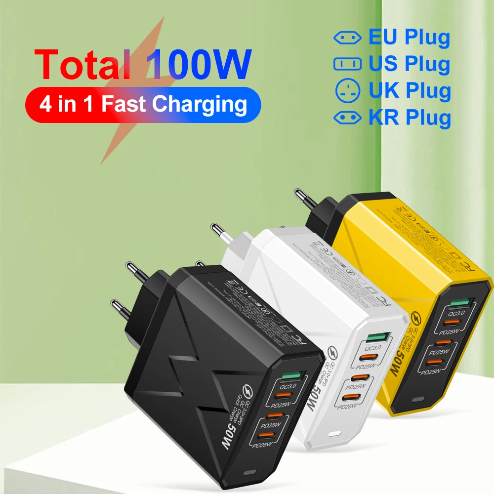 Eu/Us/Uk Plug 4 In …