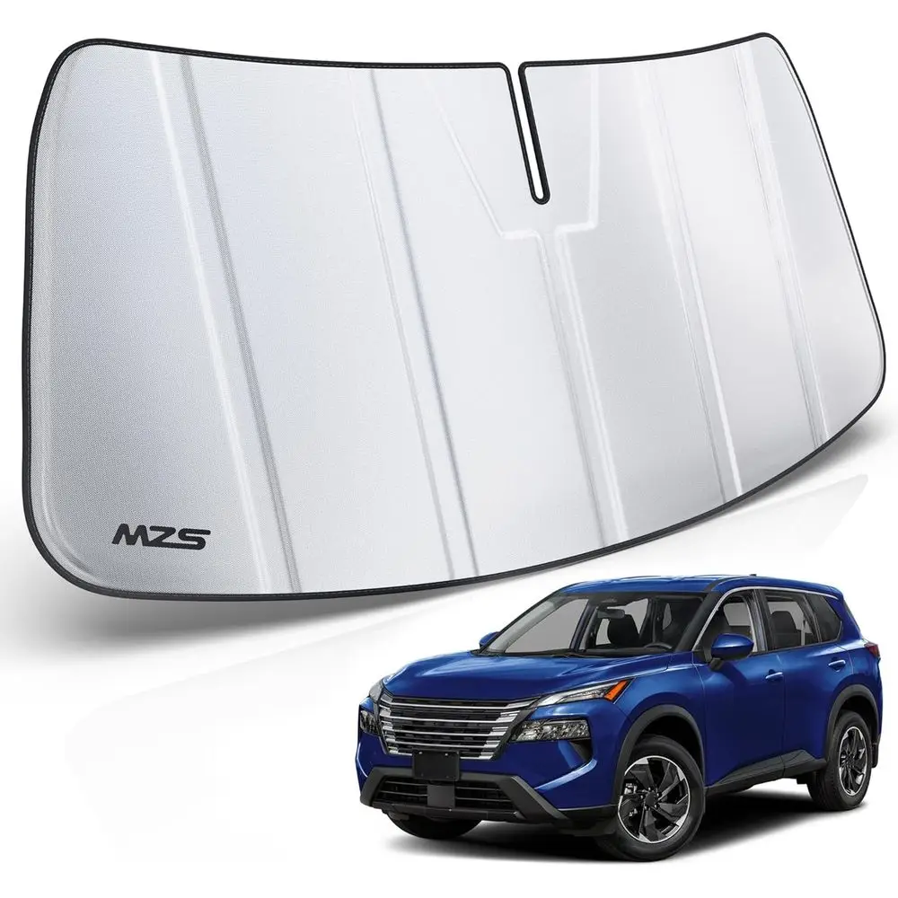 

Солнцезащитный козырек для Rogue 2021-2026, складной, для переднего окна автомобиля, с чехлом для хранения, аксессуары для защиты от солнца