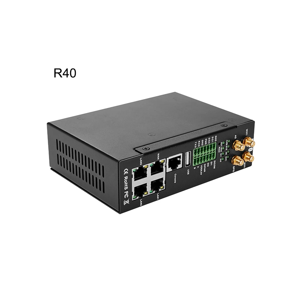 R40B Multifunctional High Performance Industrial 4G Router /RTU/DTU /lOT Gateway