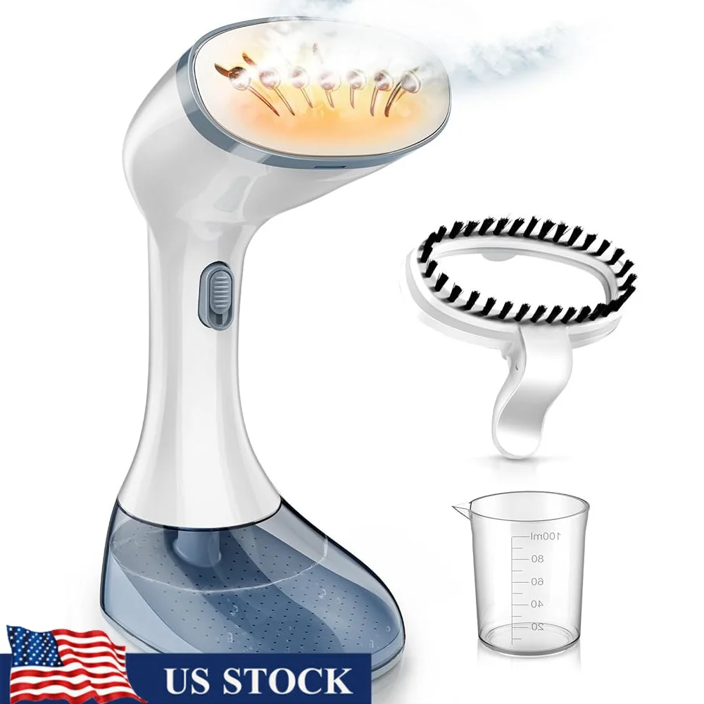 باخرة الملابس المحمولة 1800 واط تسخين سريع 380 مللي خزان 3 إعدادات البخار مُبخّر ملابس محمول السفر الاستخدام المنزلي