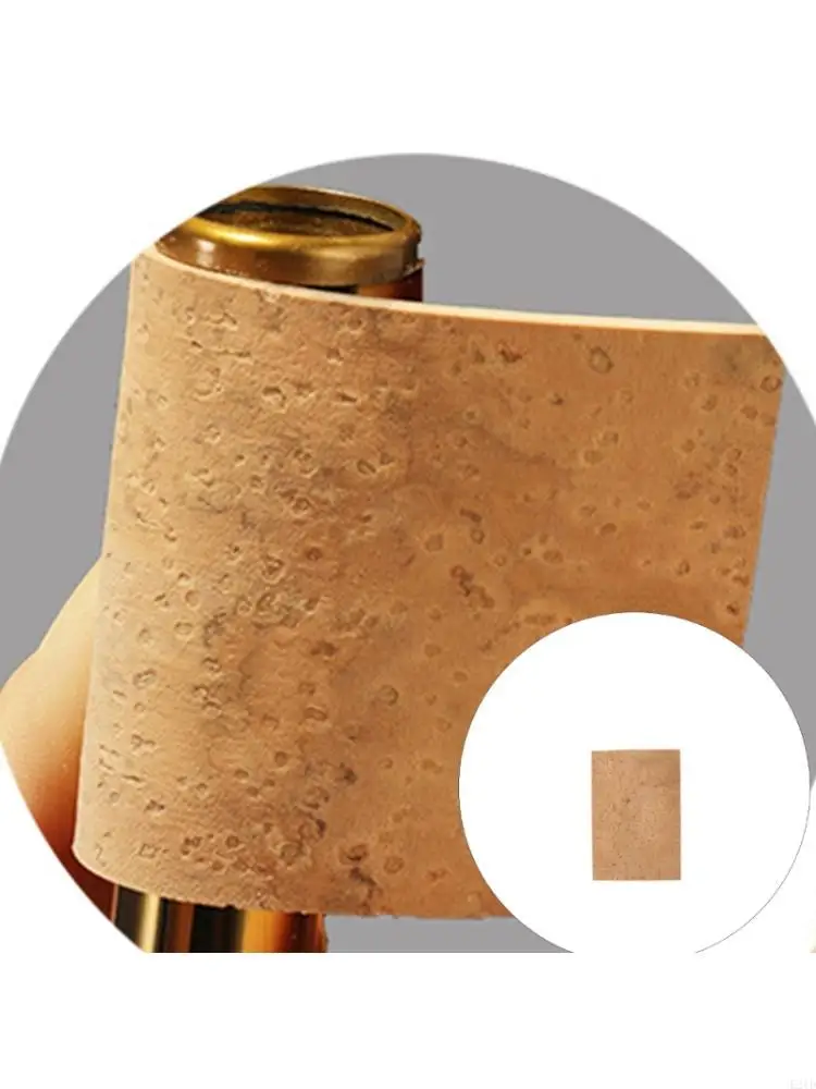   Pack of 5 Versatile Saxophone Cork Mouthpiece Cork Strips Replacement for Various Saxophone Beginners and Professional