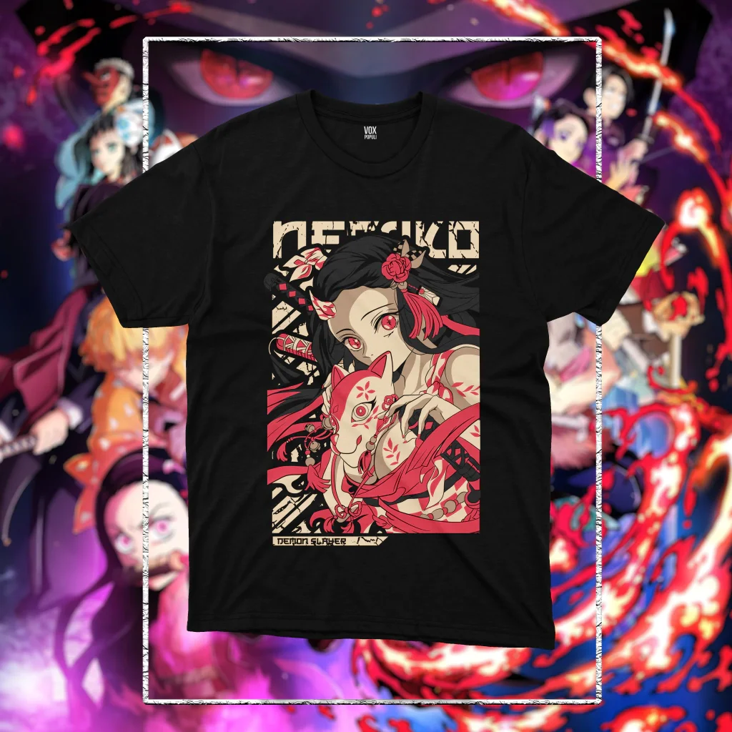 

NEZUKO SEPIA unisex Anime cotton shirt outdoor recreation tee