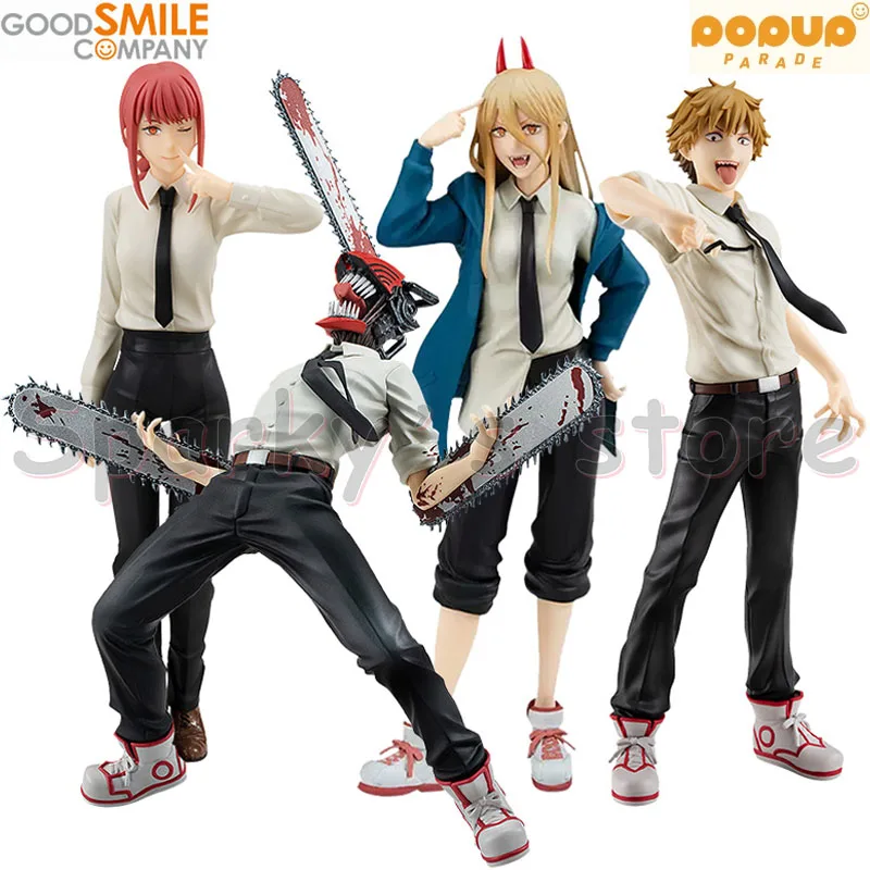 Good smile Original Pop Up Parade CHAINSAW MAN Anime Figure Denji Power MAKIMA Kobeni Action Figure Toys For Kids Gifts Model