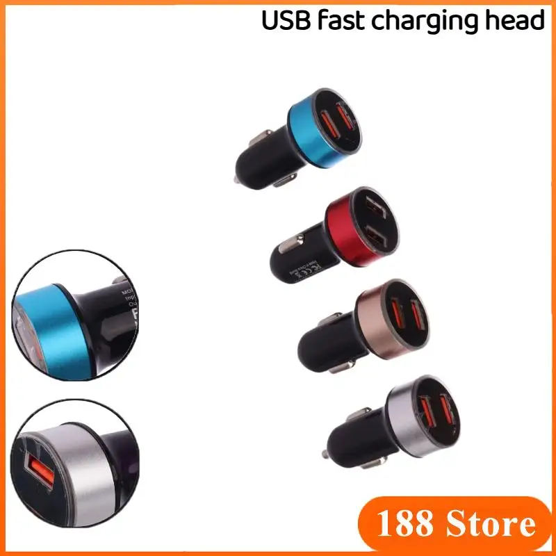 Car Charger Multi-function Dual USB LED Display Voltmeter Monitors Car Cigarette Lighter Charger Adapter Car Supplies