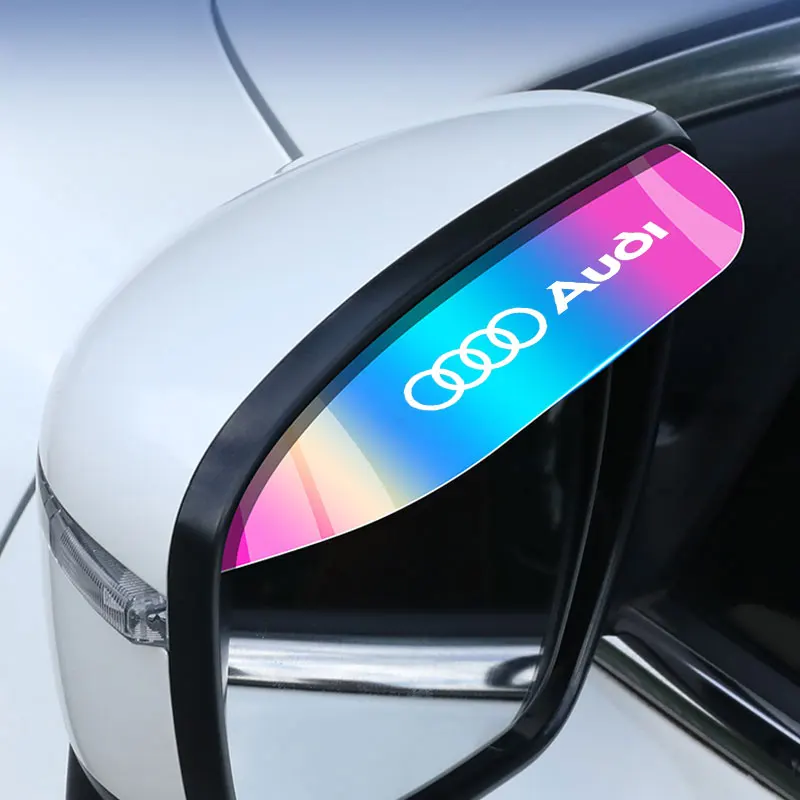 Protector de Visión Trasera para Auto, Adhesivo Impermeable para Audi Sport RS A1 A3 A4 B7 B8 A5 A6 A7 A8 Q3 Q5 Q7 Q8, Accesorios para Auto