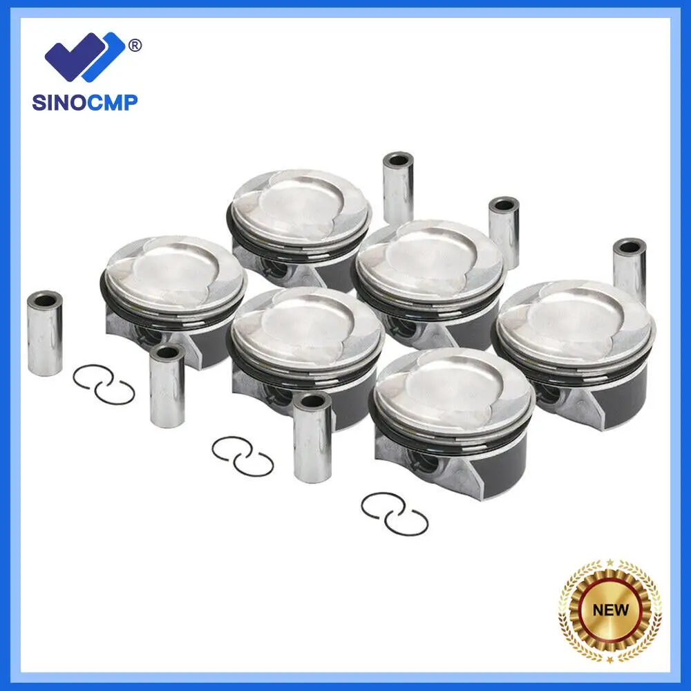 

6pcs Engine Pistons Rings Φ88mm For Mercedes-Benz W205 W212 X166 E400 M276 3.0T 2760300700 Auto Parts