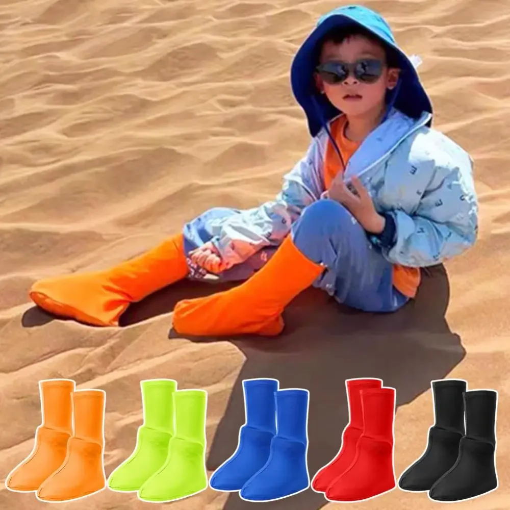 2× Outdoor Shoes Cover Kids Adult Size Desert Hiking Camping Travel Reusable Waterproof Sand-Proof High Top Sand Proof Leg Cover