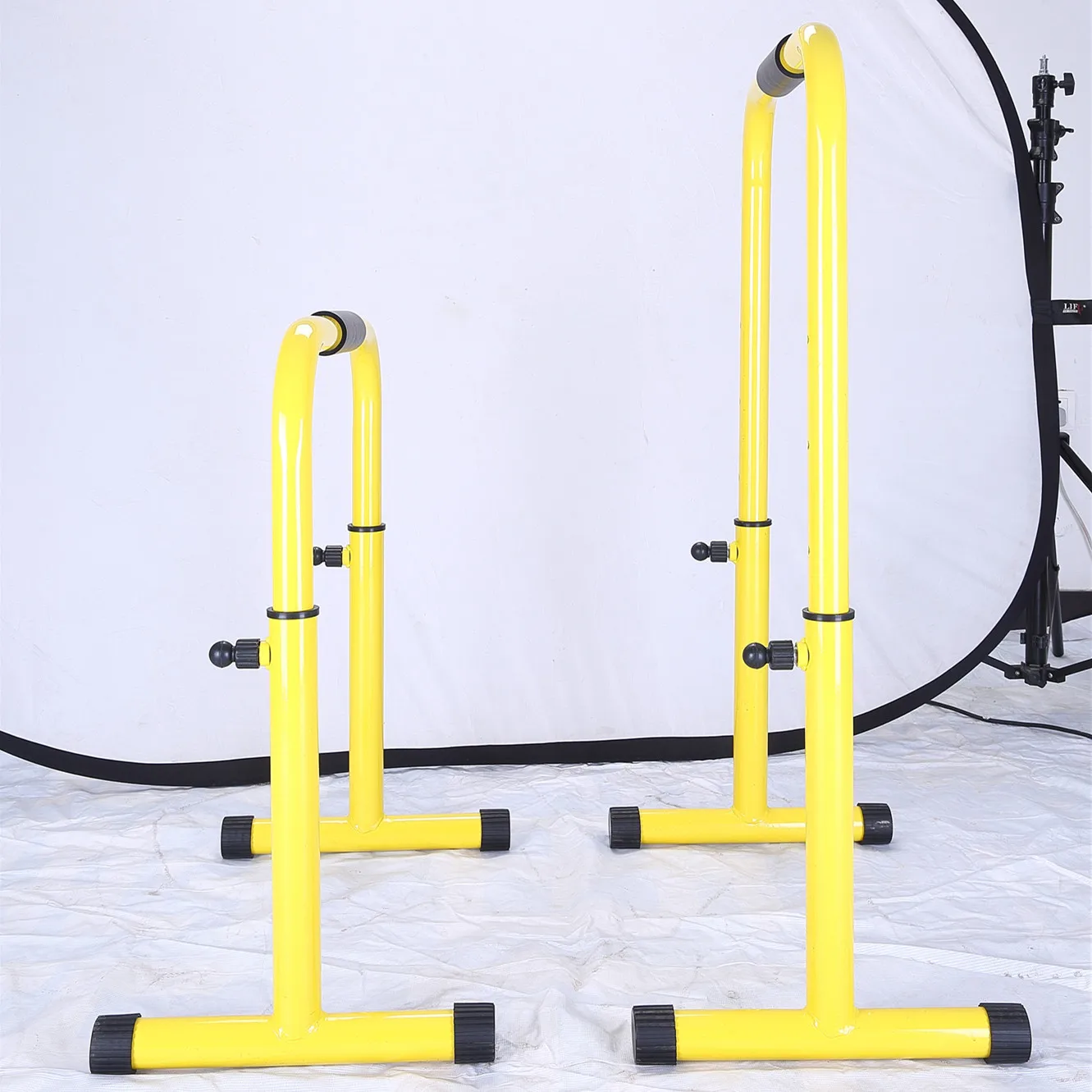 2026 Indoor Gym Equipment Push up Stand  Pull up bar Height Adjustable Single Double Parallel Barspromote sales