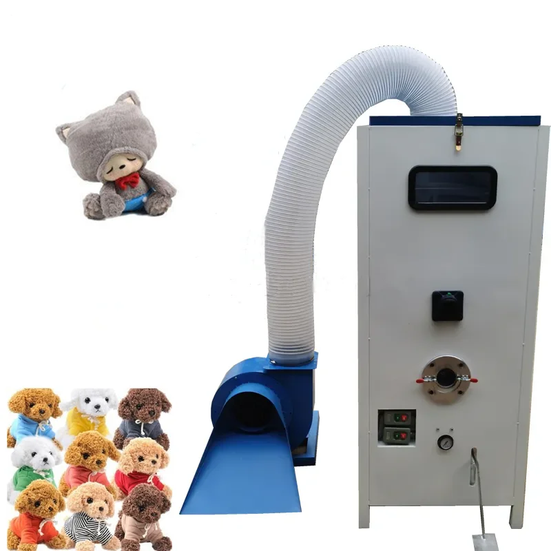 

12/16/19/28/38mm Plush Toy Stuffing Machine/ Cushion Fiber Filling Machine Cotton Charging Machine Cotton Filler