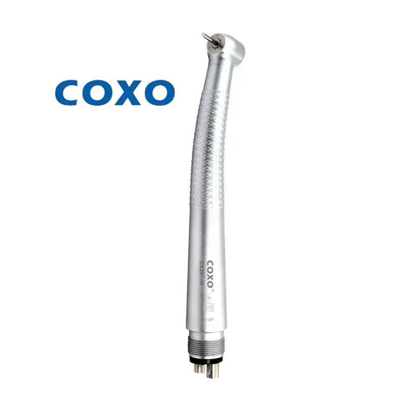 COXO CX207-W Dental High-Speed Handpiece Air Turbine Tooth Cleaning Machine Whitening Equipment 3way Spray Handpiece Dental Tool