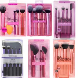 Pincéis de maquiagem profissional Set, macios macios cosméticos, Fundação, pó, rosto, sombra, mistura, ferramentas de beleza