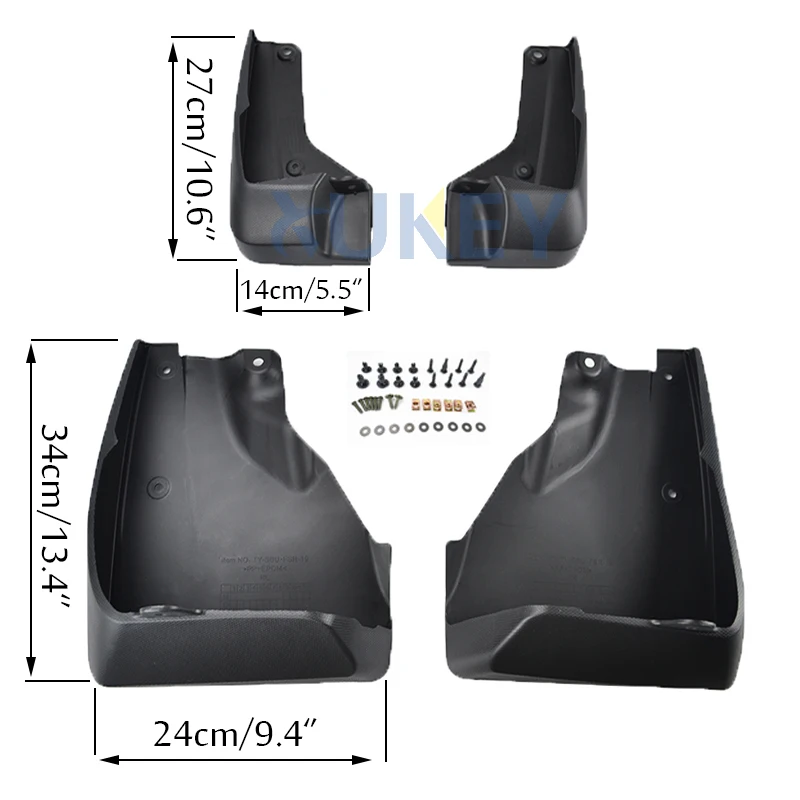 OE Styled Molded Car Mud Flaps For Subaru Forester SK 2019 -on Mudflaps Splash Guards Flap Mudguards Car Styling 2018 2020