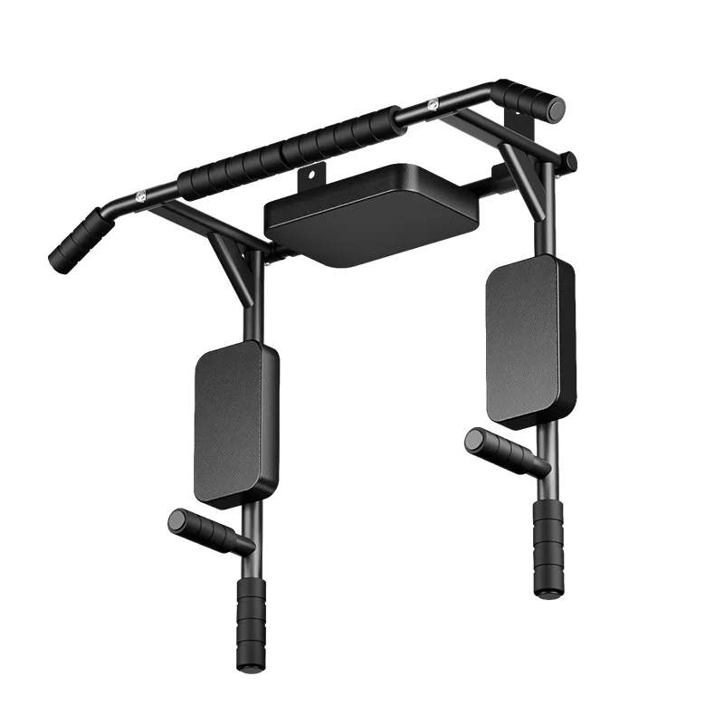 Multifunctional Wall-Mounted Pull-Up Bar Wall-Screw-Fixed Pull-Up Bar with Rotating Dual-Function Design for Home Gym