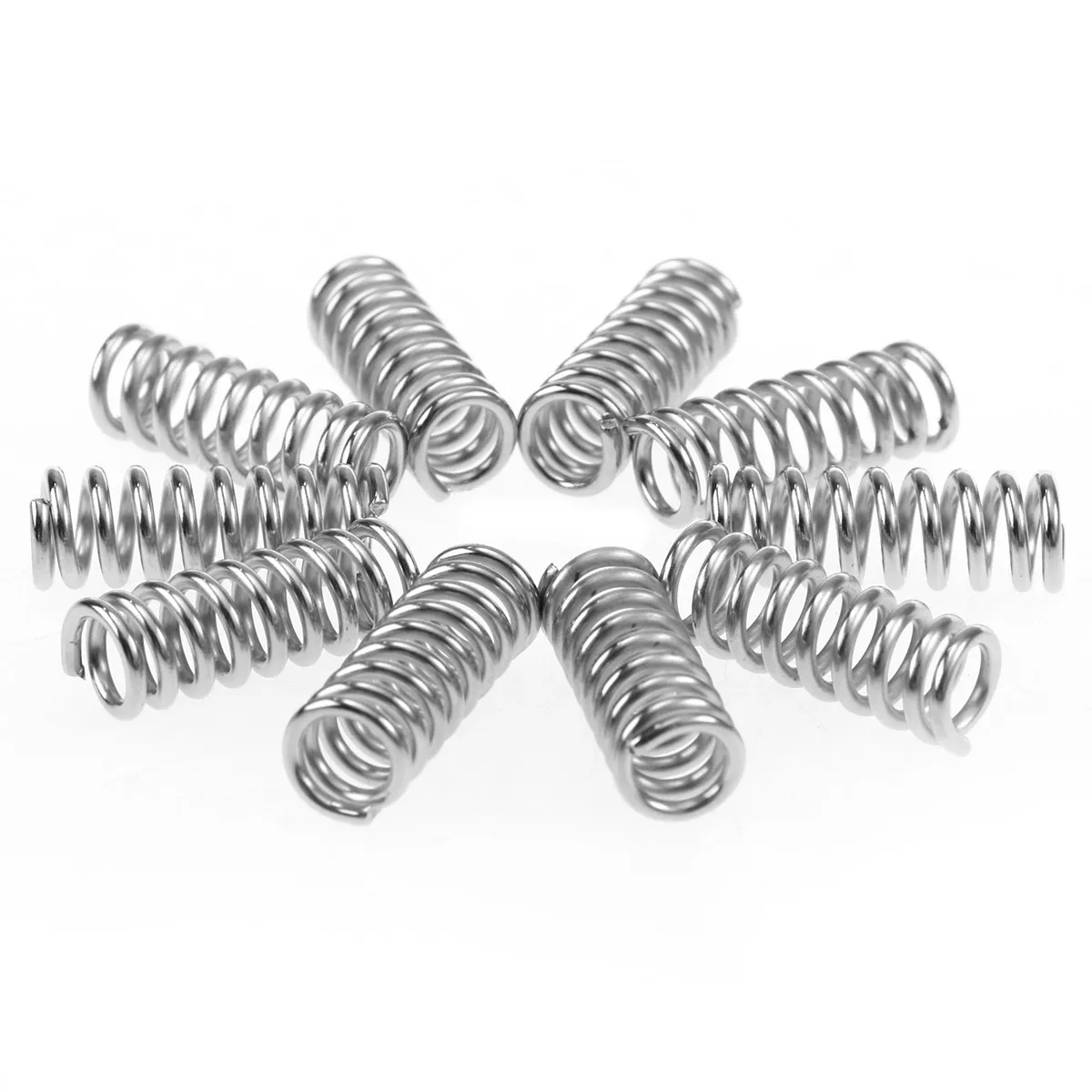 

20Pcs High Hardness Strong Compression Springs Nickel Plated for 3D Printer Heated Bed Extruder Wade DIY Compression Spring