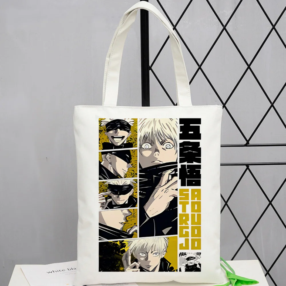 Gojo Satoru tote bag foldable totebag grocery y2k femme