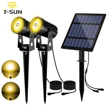 태양광 LED 조명, 야외 태양광 스포트라이트, 태양광 정원 조명, IP65 방수, 벽 조명, 3000K, 6000K