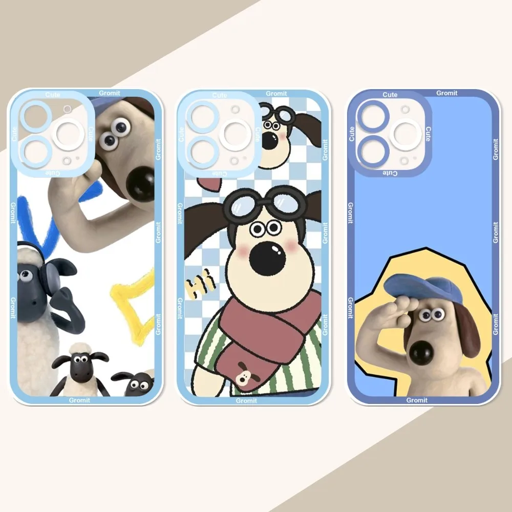 Cute Cartoon G-Gromits Phone Case For iPhone 12 11 13 14 Pro Max XR XS Max X SE2020 7 8 Plus Case