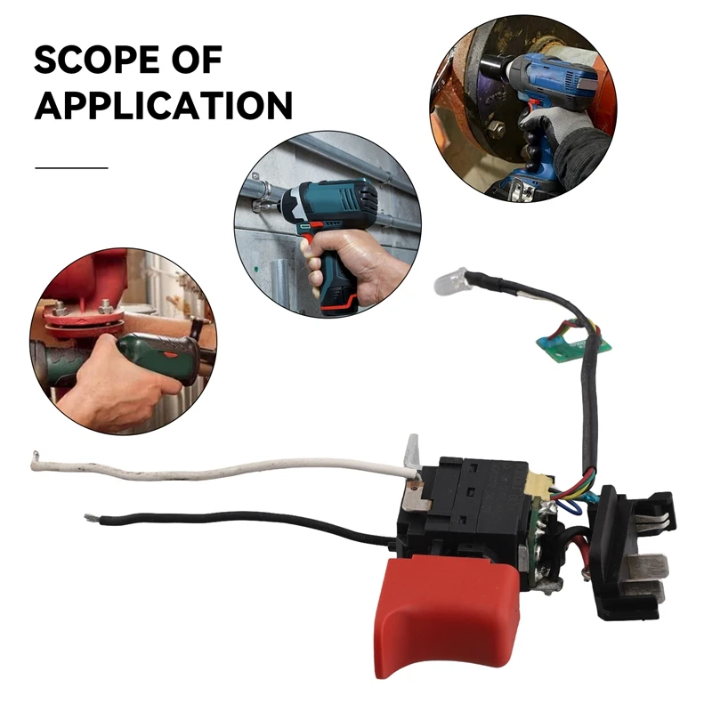 BS12 interruttore per elettroutensili per METABO Power Max BS 10.8V 12V trapano a batteria Trigger Quick 343412370 accessori per elettroutensili