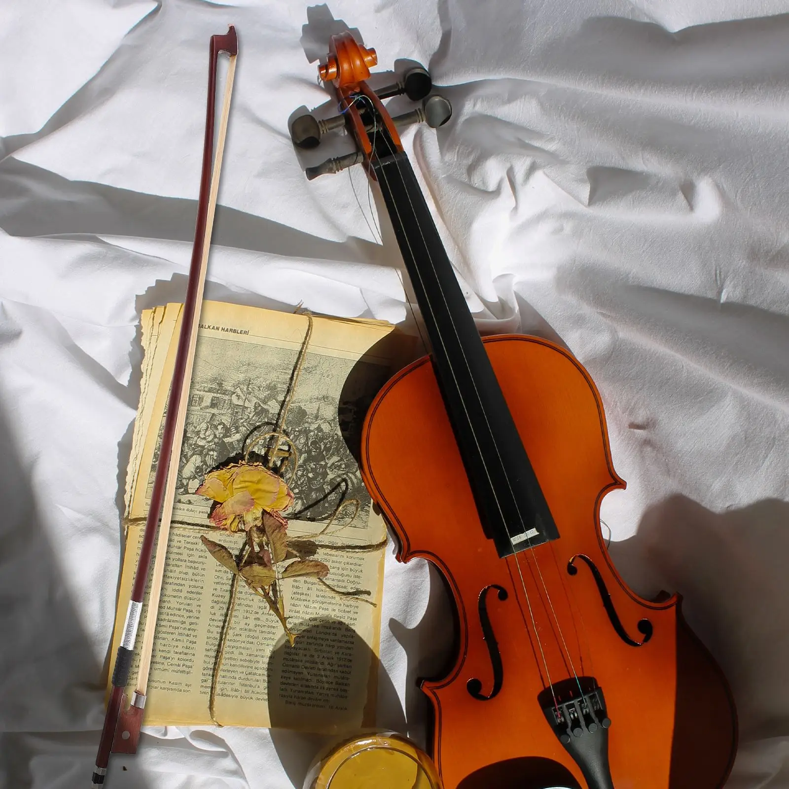 1/4 Violine Bogen Rosshaar Anfänger Praxis Für Anfänger Violine Zubehör Spielen Violine Bogen Achteckige Gerade Bogen Rosshaar