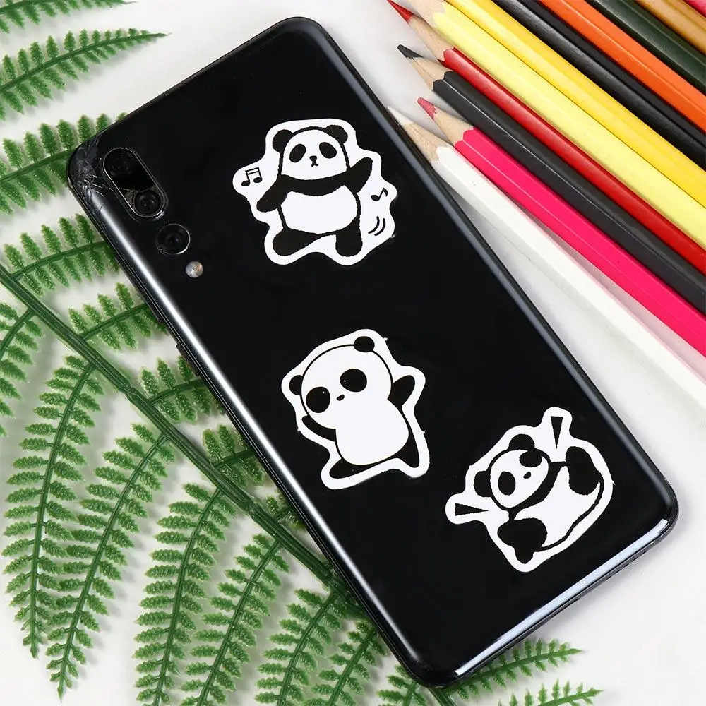 

Gift Box Cute Panda Stickers Waterproof Kawaii Hand Account Decal Children's Cute Pocket Sticker Cars Skateboards Decor