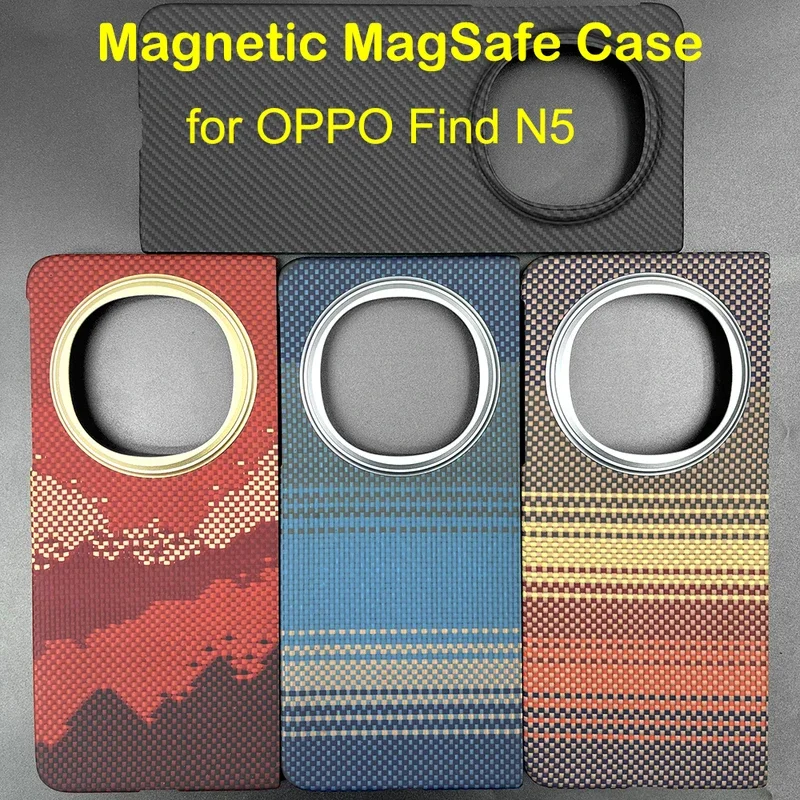 

Carbon Fiber OPPO Find N5 / OnePlus Open2 Aramid Ultra-Thin Lightweight Protective Cover Anti-Scratch