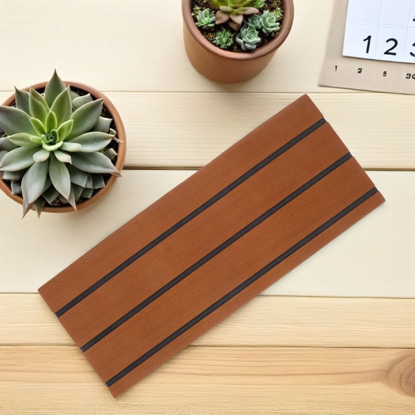 Step Floor Mat Non-Slip Stair Tread Mat Strong Adhesive Indoor Outdoor Use Cushioned Rv Stair Carpet Anti-Skid Rug