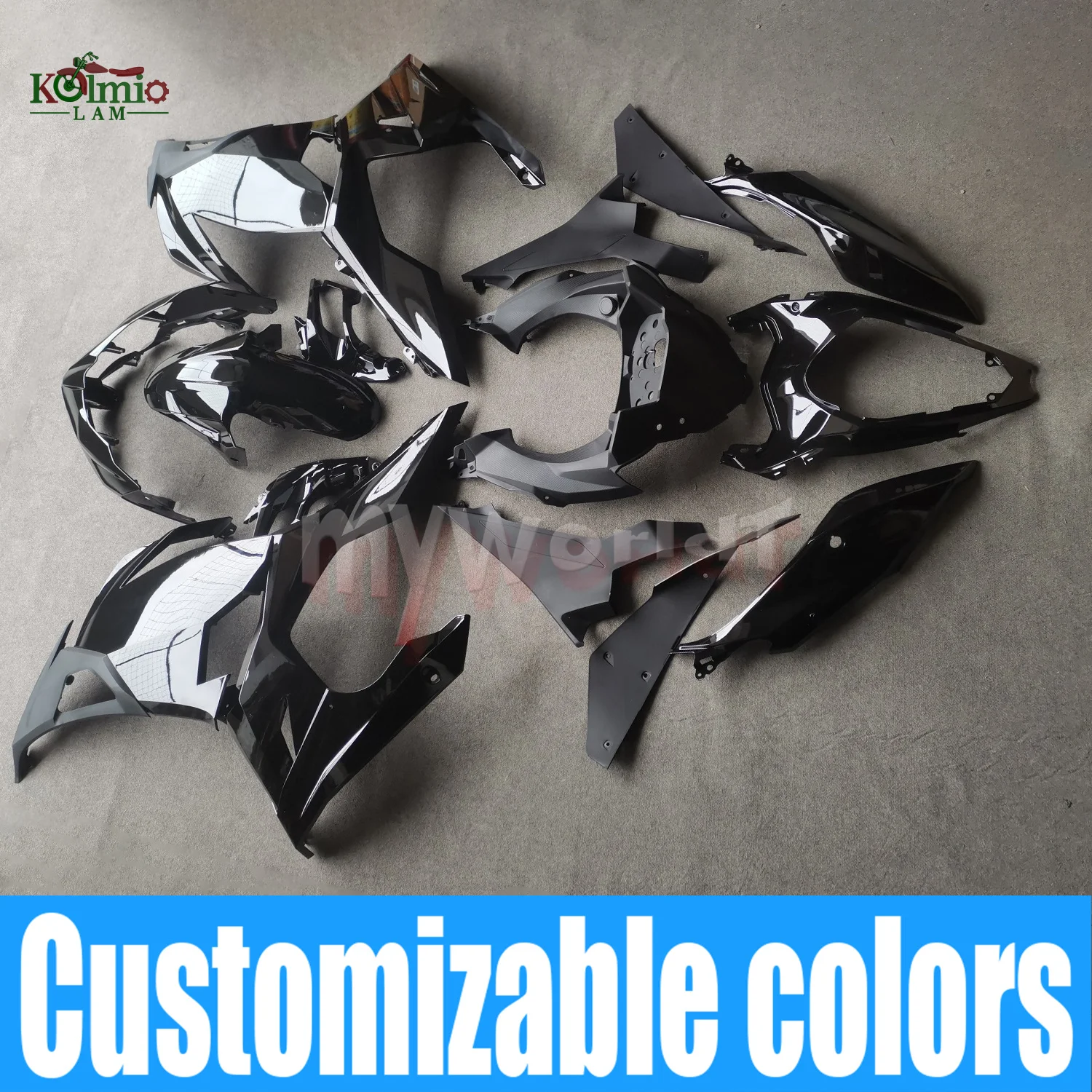 

Fit For Kawasaki Ninja 400 2018 2019 2020 2021 2022 Motorcycle ABS Fairing Bodywork Kit Set Ninja400 18 19 20 21 22