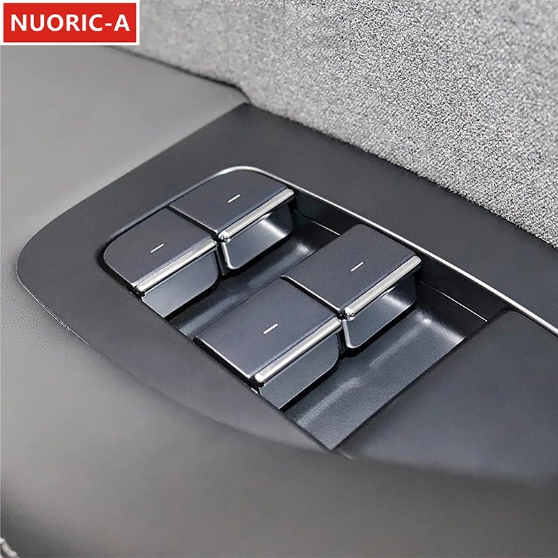 

Кнопки подъема оконного стекла, наклейки, декоративная накладка для Tesla Model 3/Y 2023 2023, автомобильный Стайлинг, аксессуары для интерьера