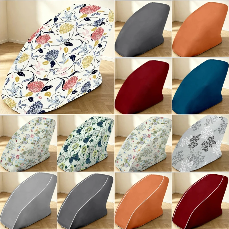 Stretch Printing Massage Chair Cover Full Wrap Dustproof Elastic Protective Cover Non-Removable When Power on Living Room