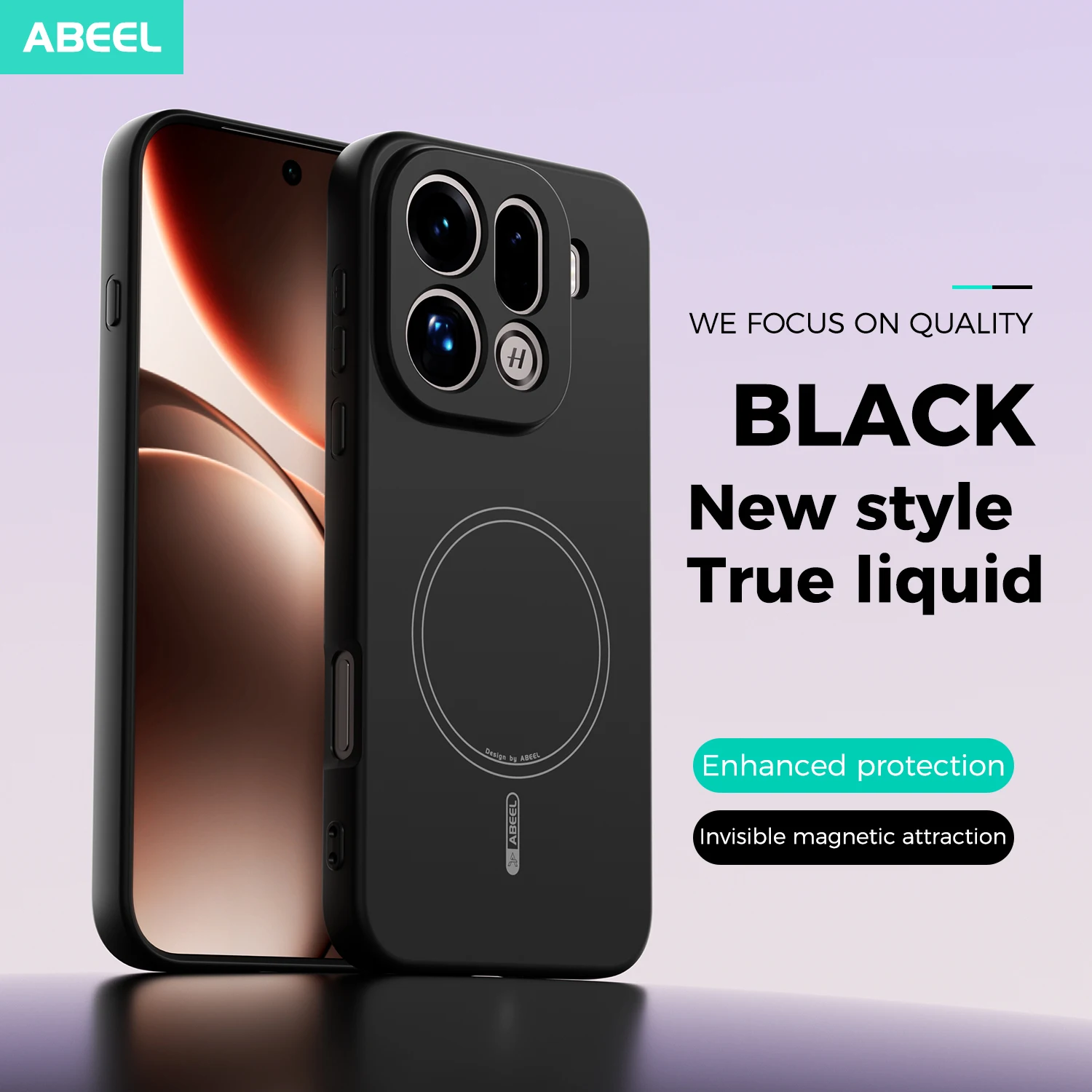 

For OPPO Find X9 Pro Case Hand Feel Liquid Silicone Magsafe Soft Mobile Phone Cover