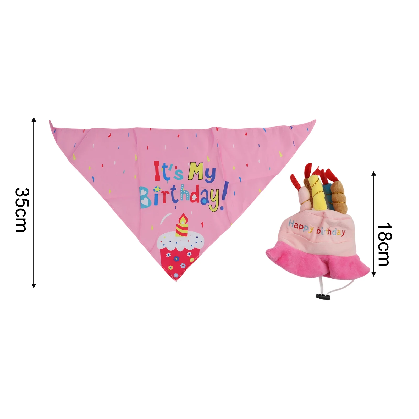 Happy Birthday With Pink Hat Scarf For Standard Porch Goose Figure 23 17 Inch Yard Art Decor Festival Supplies