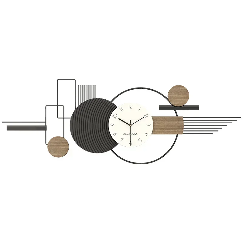 Fashion Silent Wall Clocks Led Art Mural Large Aesthetic Big Size Wall Watch Restaurant Relogio De Parede Living Room Decoration