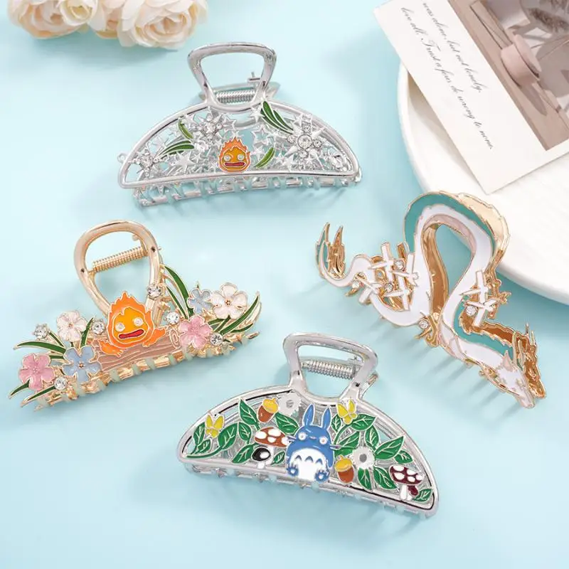 1Pcs  Cute Creative Cartoon Hair Claw Boat Dragon Large Hair Claws Japanese Cat Fashion Claw Clip Hair Accessories For Women view 3