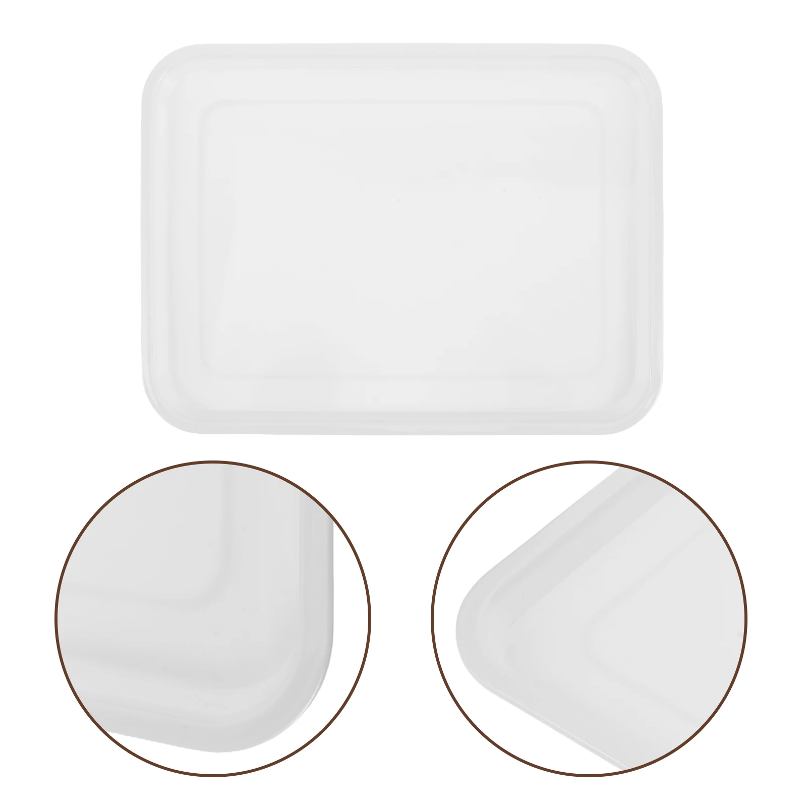 Scatola di plastica 38X28Cm Pan multifunzionale a tenuta stagna Gabbia di ricambio con fondo per cuccioli di gatto Conigli Vaschetta per WC facile da pulire