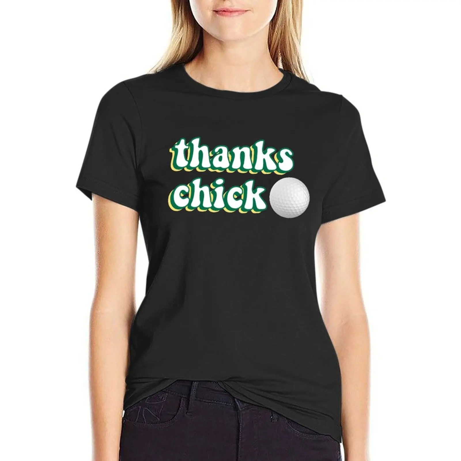 thanks chick T-Shirt animal prinfor quick-drying anime Female clothing t shirts for Women loose fit