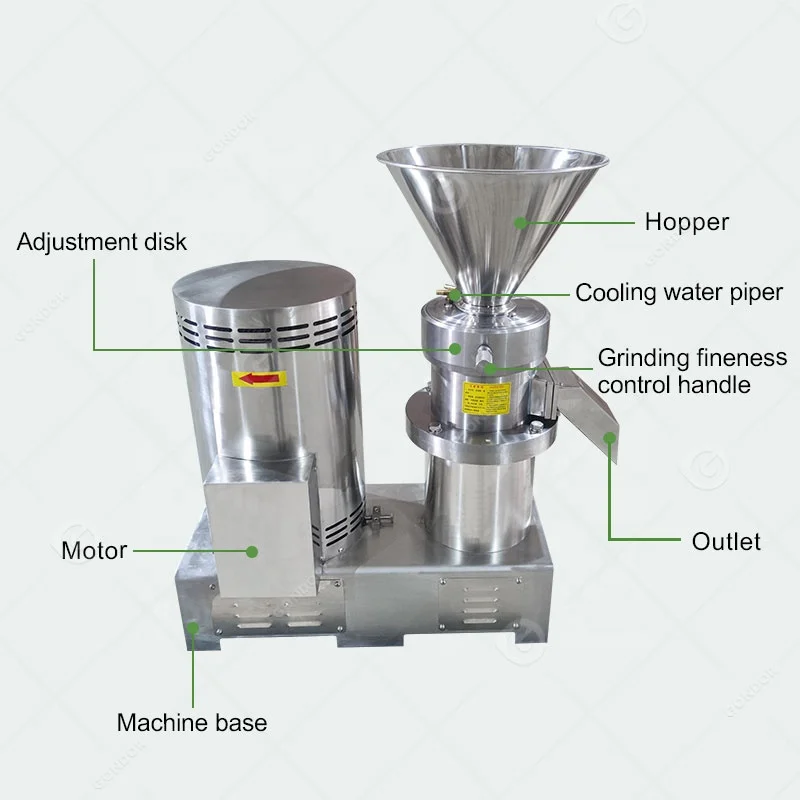 

Price Shea Process South Africa Small Grind Sesame Maker Nut Peanut Butter Make Colloid Mill Machine