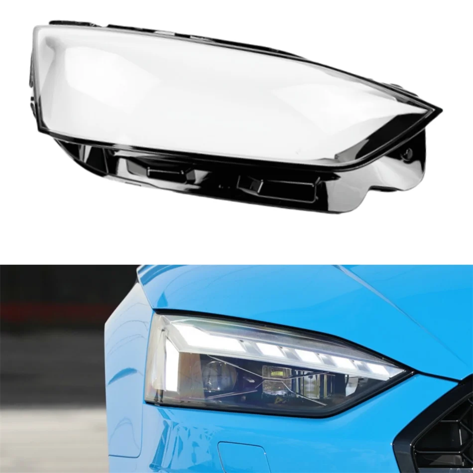 For Audi A5 2021 2022 Car Replacement Parts Lights Lens Shell Headlights Lens Car Front Headlight Lens Cover Lights Shell